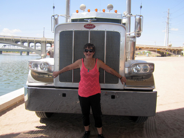 P.K. Gills delivery truck at Tempe Town Lake